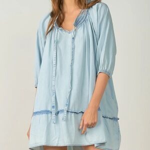 Elan Denim Forever Dress NWT